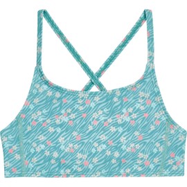 Playshoes Girls' Two-Piece Bikini, Flowered, 146 - 152