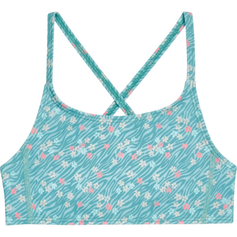 Playshoes Girls' Two-Piece Bikini, Flowered, 146 - 152