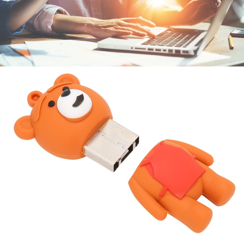 Cartoon U Disk Bear Appearance High Speed Bulk Storage Flash