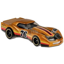 Hot Wheels 2020 Hw Race Day '76 Greenwood Corvette, 34/250 Gold