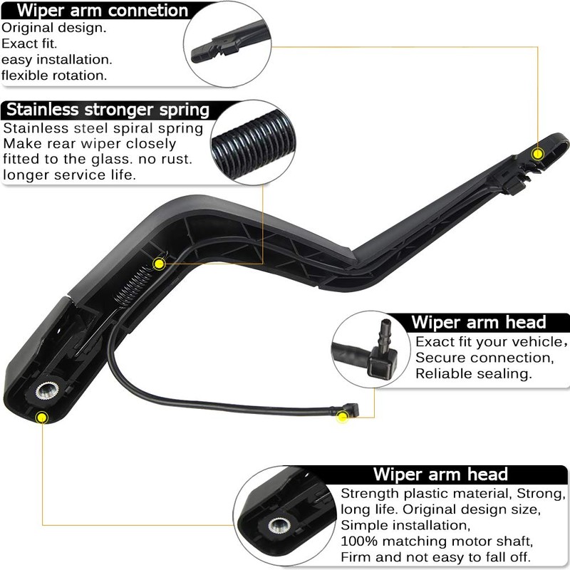 For Genuine 15276248 Window Wiper Arm Set-Replacement For GMC Acadia,Saturn