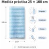 Zenbodis Toalla Japonesa Exfoliante de Baño Doble Cara (2 Unidades)