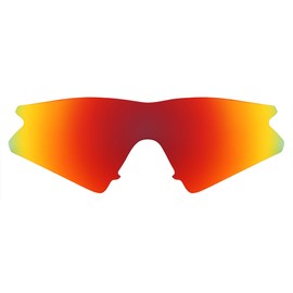 Revant Replacement Lenses for Oakley M Frame Sweep sunglasses, UV Protection, Anti-Scratch and Impact Resistant, Polarized Fire Red Mirrored