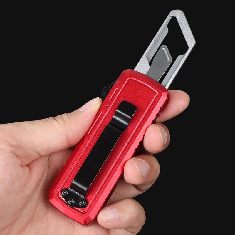ainhue RU35 Retractable Utility Knife, 3.5 Inch Aluminum Handle with