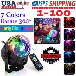Coolighine Disco Party Lights Strobe LED DJ Ball Sound Activated Bulb Dance Lamp Decoration - 3 Disco RGB Light