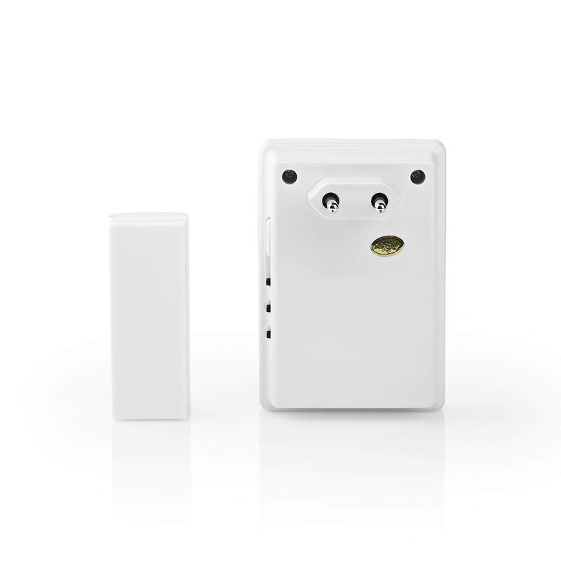 NEDIS DOORB223CWT Wireless Bell Set | Mains Operated | 80dB