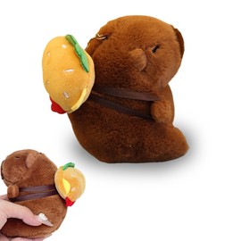 LGWJHCY Capybara Plush Keychain, Pendant Toy Decoration, Hamburg Backpack, Realistic Capybara Cuddly Toys, Pendant for Backpack, Birthday Gift