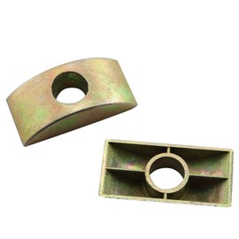 JCBIZ 12pcs 30mm M8 Half Moon Nuts Washer Spacer Furniture Hardware Accessories for Furniture Connect