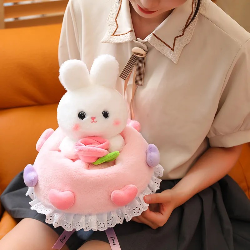 Ramo De Peluche Conejo Muñeca Regalo Del Día De San
