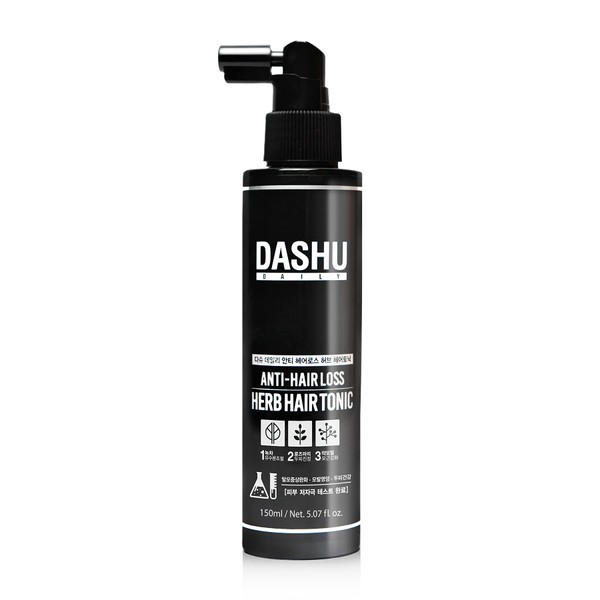 DASHU Daily Herb Hair Tonic 5.07fl oz – Reduce hair loss, Hair Thickening improvement, Hair nourishing