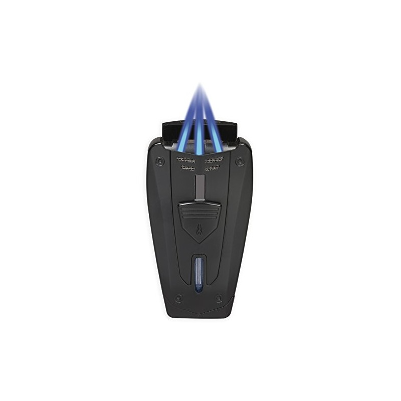 Lotus Fusion Cigar Lighter with Triple Pinpoint Torch Flames, Single