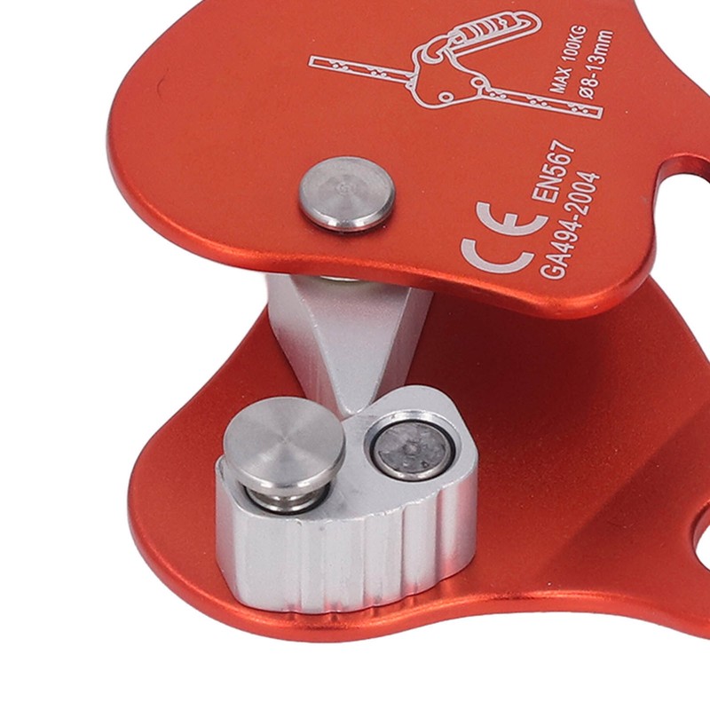 Climbing Rope Grab Aluminum Alloy Self Locking 8‑13mm Climbing Rope