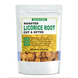 Premium Roasted Licorice Root, Licorice Root Tea, Cut & Sifted, 4.0 oz(114.0g)