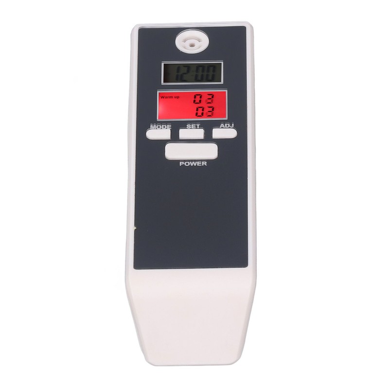 Breath Tester Digital Drunk Meter Dual LCD Display with Audio