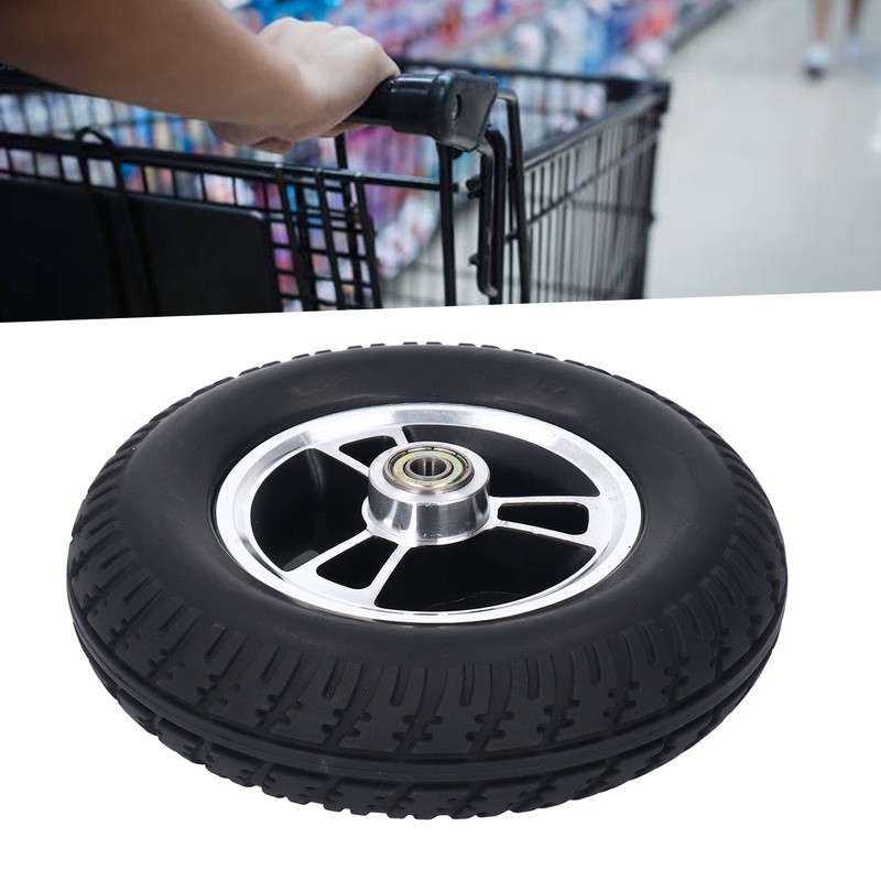 Wheelchair Wheel PU Wheel Alloy Steel Hub Anti Skid Walker