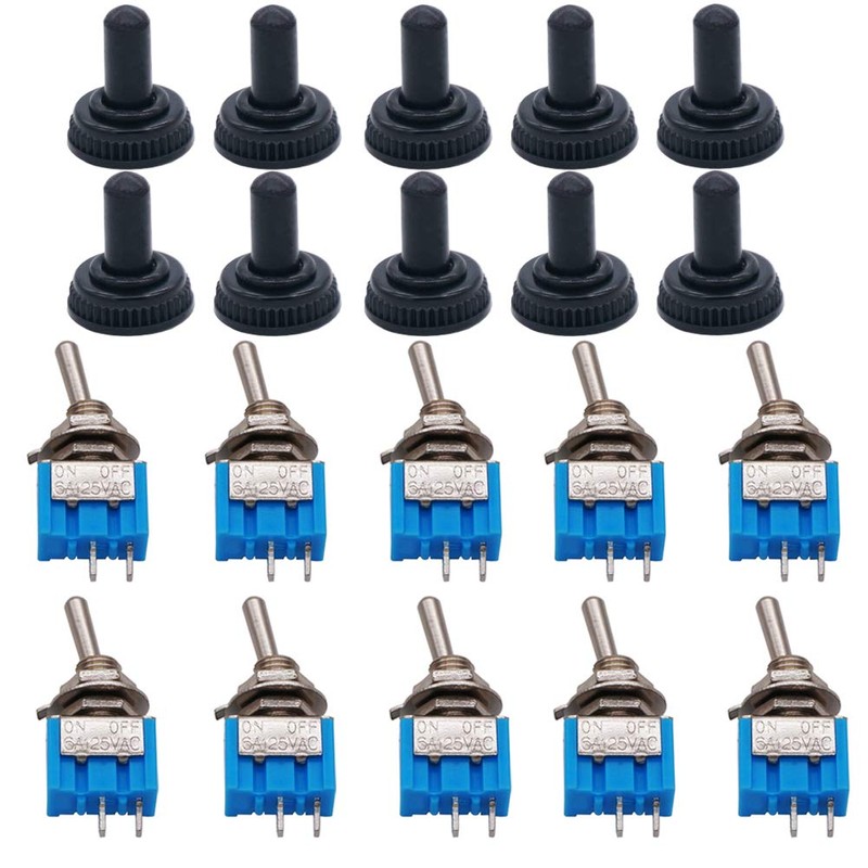 Taiss/10pcs mts-101-MZ ON/OFF Mini Miniature Toggle Switch Car Dash Dashboard