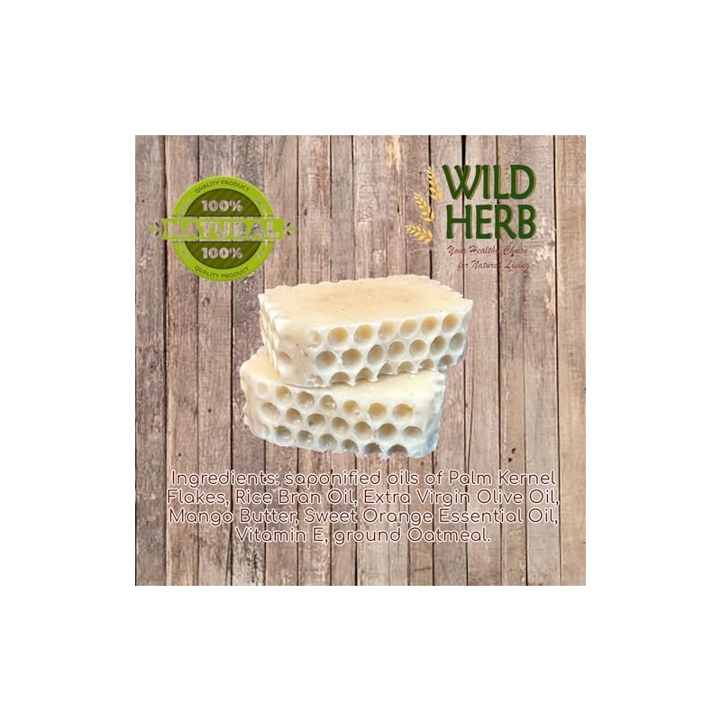Wild Herb Honetcomb Orange Natural Soap Bar (1BAR)