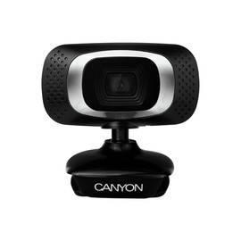 CANYON CWC3 3 MPIXELS USB 2.0 Camera with Microphone Black