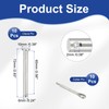 sourcing map 10Pcs M6x70mm Clevis Pins, 304 Stainless Steel Single