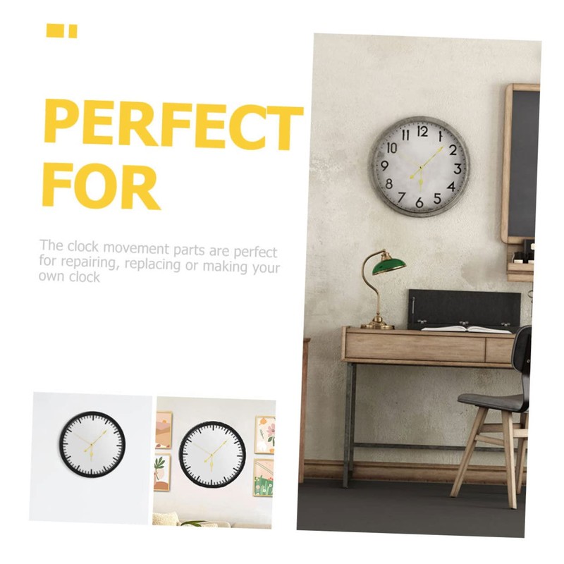 SHINEOFI 2 Sets DIY Clock Mechanism Repair Kit Replacement Clock