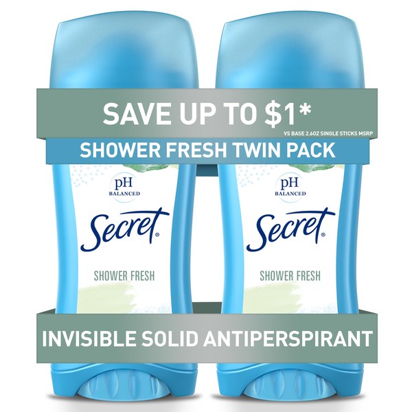 Secret Secret Antiperspirant and Deodorant for Women, 24hr Sweat &