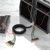 EBXYA 8-Channel 1/4 Inch TRS to TRS Snake Cables 10ft,