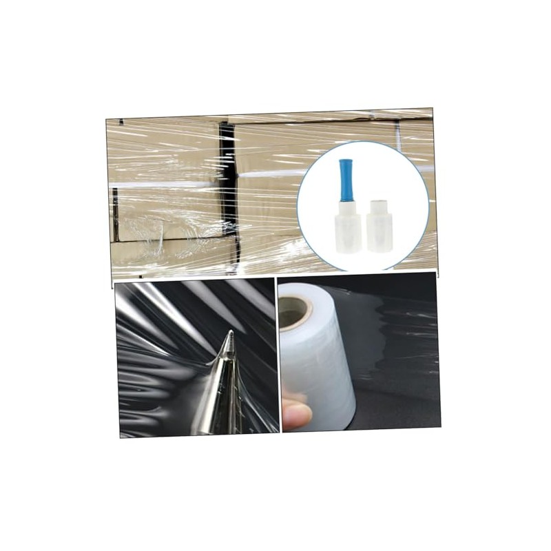 Juego de Film Estirable Película de Plástico Transparente PE con