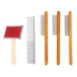 Macrame Brush, Doodle Brush, Pet Grooming Slicker, Self Cleaning Wire Pin Brushes For Poodle, Golden Retriever, Long Hair Dogs, Small Dogs And The Production And Arrangement Of Fringed Handicrafts