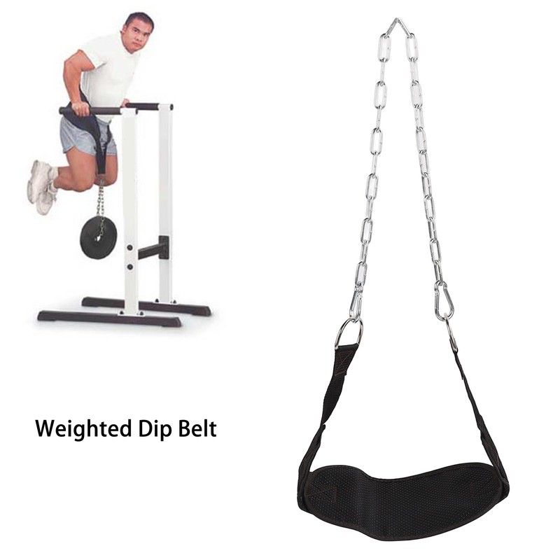Weighted Dip Belt With Thickened Chain Strength Training for Pull