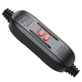OAONAN Inline GFCI Plug 15 Amp with Auto Reset, Easy-Safe Industrial-Grade Ground Fault Protection for Power Pressure Washer, Hot Tub, Air Conditioner, Hair Dryer, Outdoor Tools, Lawnmowers