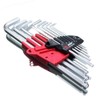Würth Allen Key Set 9 Pieces with Ball Head Hexagonal