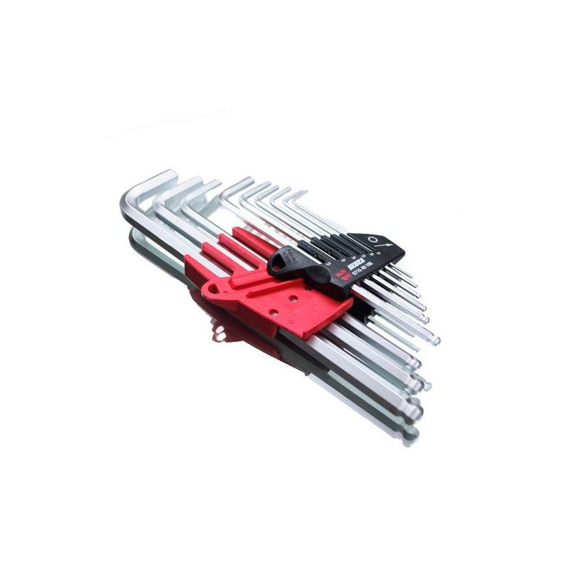 Würth Allen Key Set 9 Pieces with Ball Head Hexagonal