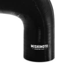 Mishimoto MMCP-R90-30325BK 90-Degree Silicone Transition Coupler, 3.00" to 3.25", Black