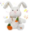 Children's Day Gift Talking Bunny Repeats What You Say Peek-A-Boo