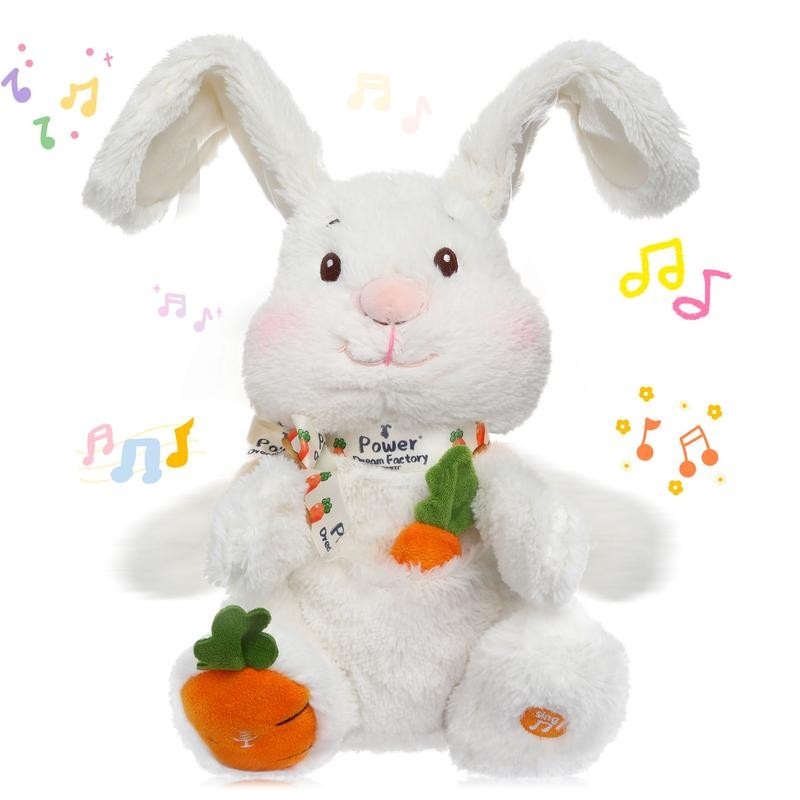 Children's Day Gift Talking Bunny Repeats What You Say Peek-A-Boo