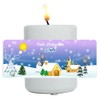 Tea Light Holder with Names Linda and Beautiful Christmas