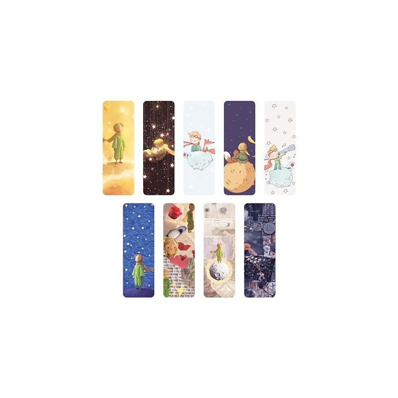 Separadores de Libros El pequeño Principe Set de 9 Marcadores