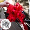 5 PCS Large Pull Bows Wrapping Pull Bow Ribbon，Silver Gift