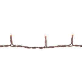 Darice LT60-5 Clear Teeny 20-Bulb Light Set with Brown Cord for Indoor Use Only