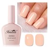 Imtiti Nude Gel Nail Polish, 1Pcs Natural Soak Off UV