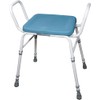 Aidapt Multi-Use Perching Stool.4 in 1 Configuration,Comfy Padded Seat&Back,Height Adjustable,Push