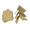 Netuno 25 x Folding Cards Kraft Cardboard 300 g +