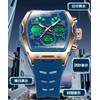 Wrist Watch Men Digital Analog Watch Face Clock 3 Time