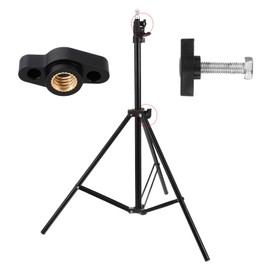 1/4-20 Wing Knobs, 10 Pcs 1/4" Black Wing Knobs with Through Hole Threaded Design, T Track Accessories Hand Screw Nut Clamping Knob Thumb Screw Plastic Handle for Woodworking Jigs Fixtures Boards