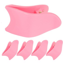 IWOWHERO Professional Eyelash Tweezers Set 5pcs Eyelash Clip Lash Applicator Tool Mascara Shield Perfect for Ladies