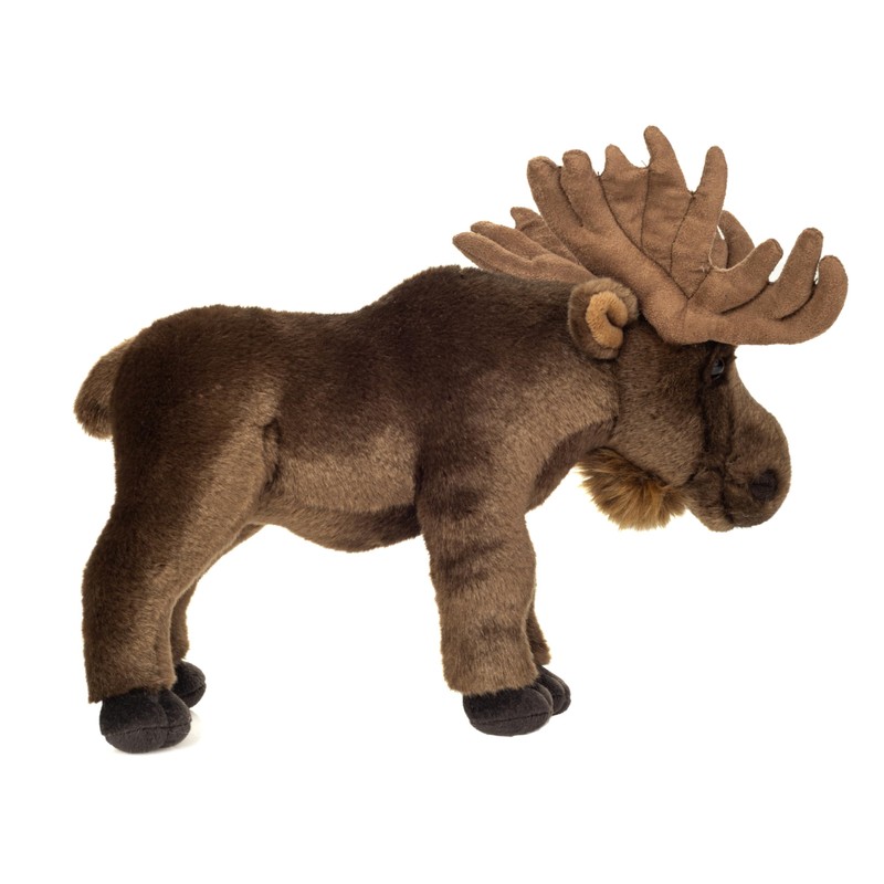 Teddy Hermann 90853 Elk 30 cm, Cuddly Toy, Plush Toy