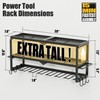 Amoowis Power Tool Organizer, 7 Drill Holder for Tool Organizer,