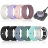 10-Pack Silicone Ring Covers for Oura Ring Protection