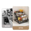 Growsun 3 Tier Adjustable Spice Rack Bottom Suction Cup Spice