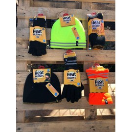 WRK Heavy Duty Cotton Blend Reinforced Work Boot Socks 3 Pairs Mens Size (7-11, Black/Charcoal/Navy)